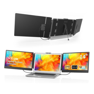 V2COM Triple Laptop Monitor Extender 14'' S2